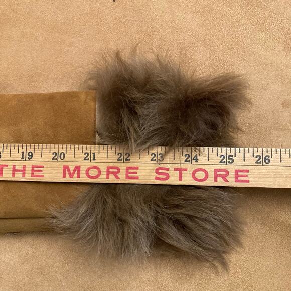 Genuine Shearling Sheepskin Patchwork Penny Lane Leather Coat fits S-M - Picture 13 of 13